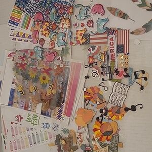 88 Sheet of Stickers / Scrapbook Stickers